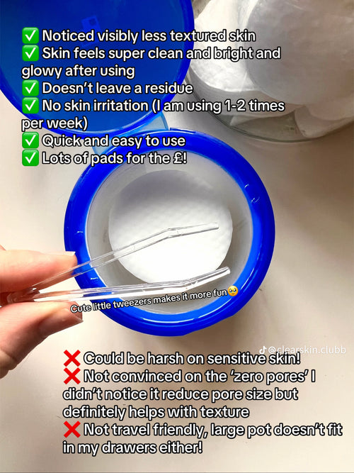 Medicube Zero Pore Pad 2.0 – Exfoliating Toner Pads